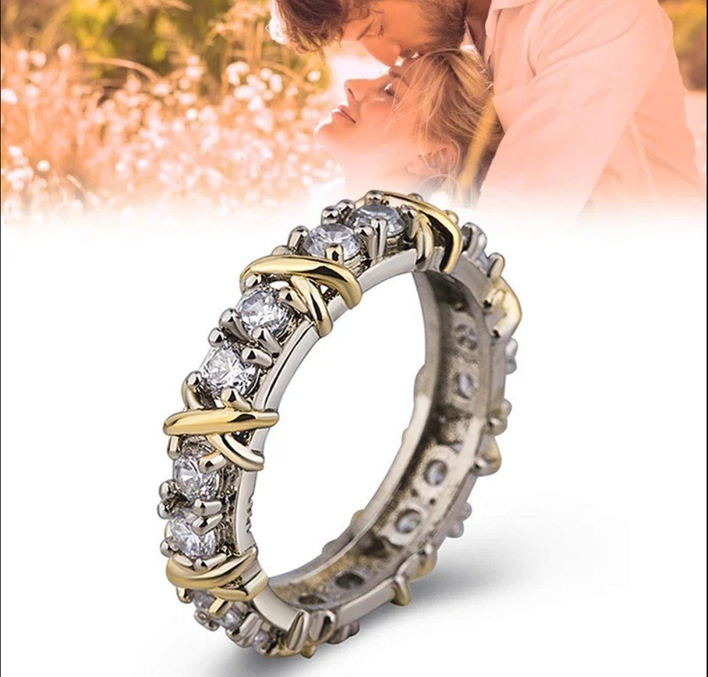 Magnetology Moissanite glass Ring（Limited time discount 🔥 last day）-image