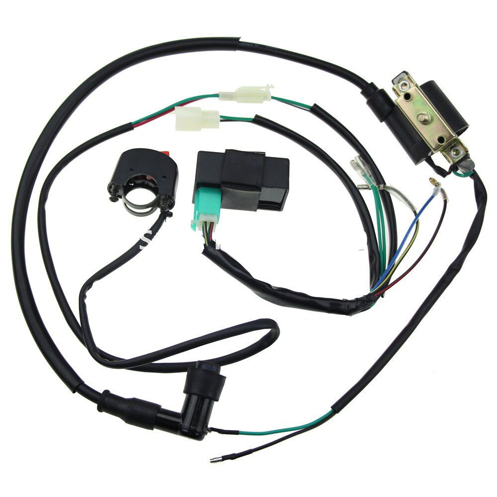 125cc 140cc Pit Pro Dirt Bike Full Kick Start Engine Wiring Harness Loom Kit