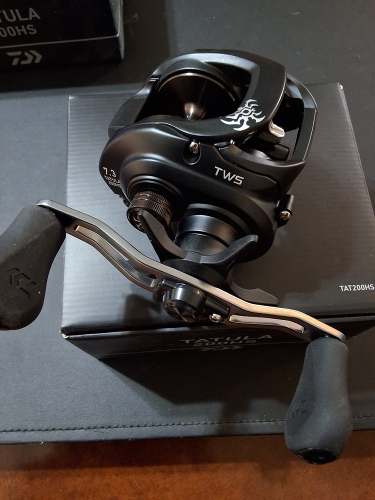 DAIWA TATULA TAT200HS Baitcast Reel Right Hand 7.3:1 Gear Ratio T-Wing System