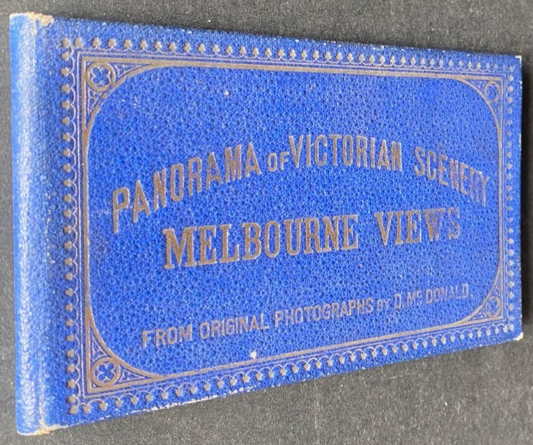 1877 1st PANORAMA OF VICTORIAN SCENERY, VERY EARLY MELBOURNE VIEWS, COMPLETE