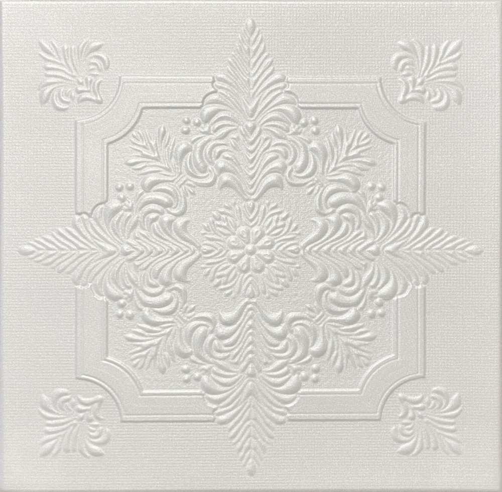 DIY White Glue-Up Ceiling Tile R29W 20x20 2.64 S/F On Sale-image