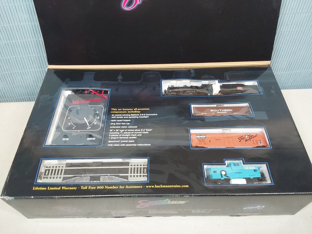 BACHMANN HO SCALE STEAM TRAIN FREIGHT SET LNOB NO 01125