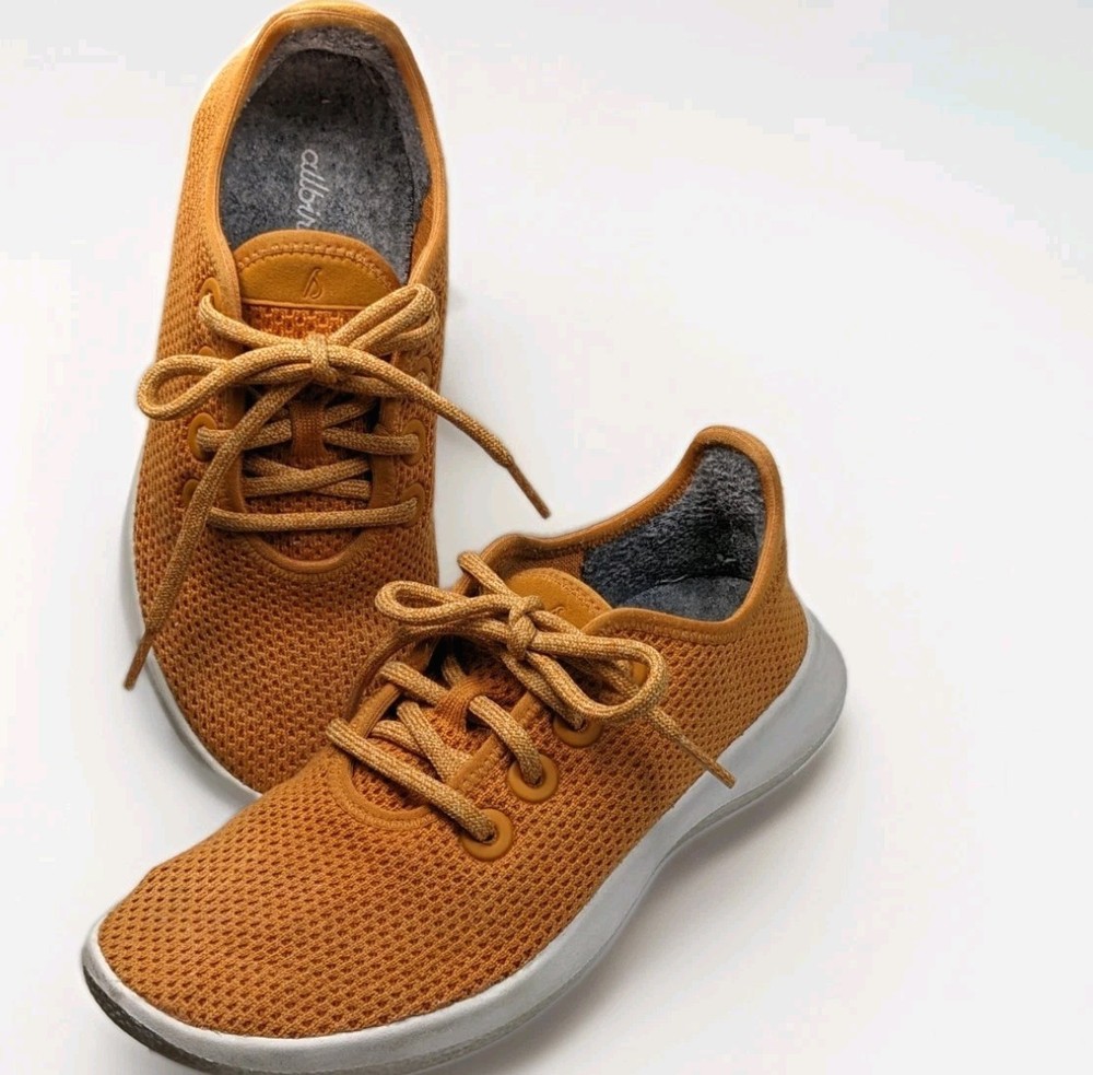 Allbirds TR Tree Runners Shoes Lace up Sneakers Womens Size 6 Orange