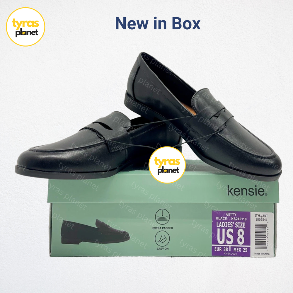 Kensie Ladies' Penny Loafers Shoe,  Size US 8, EUR 38 New in Box
