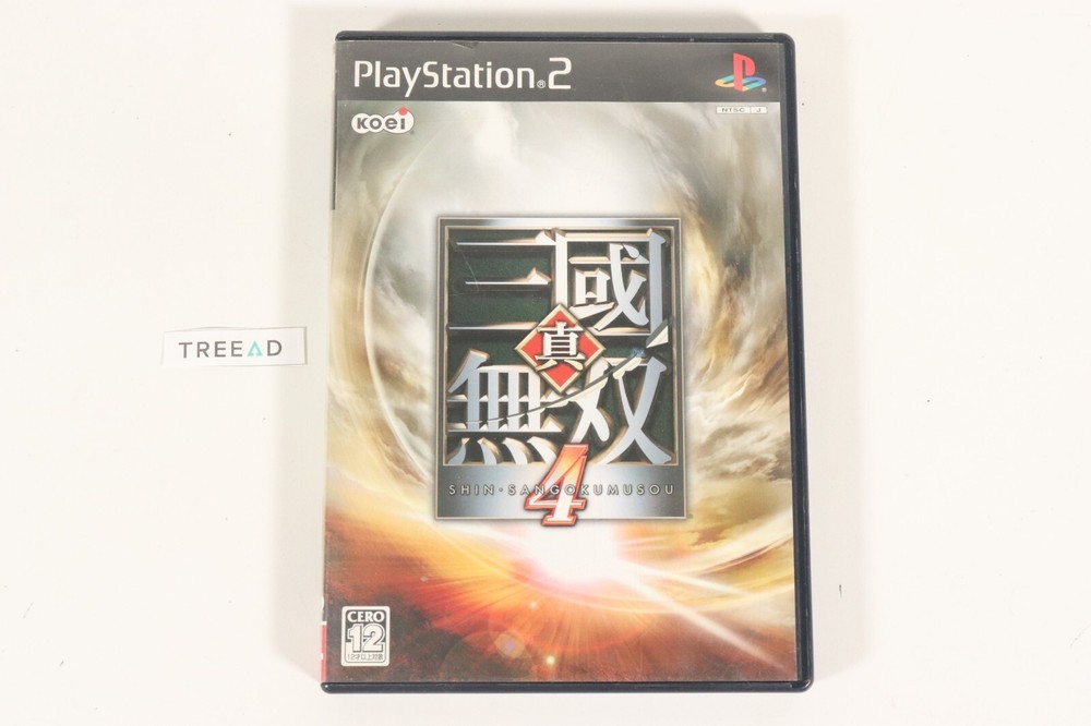 SONY PLAYSTATION 2 SHIN SANGOKU MUSOU 4 MANUAL INCLUDED NTSC-J (649)