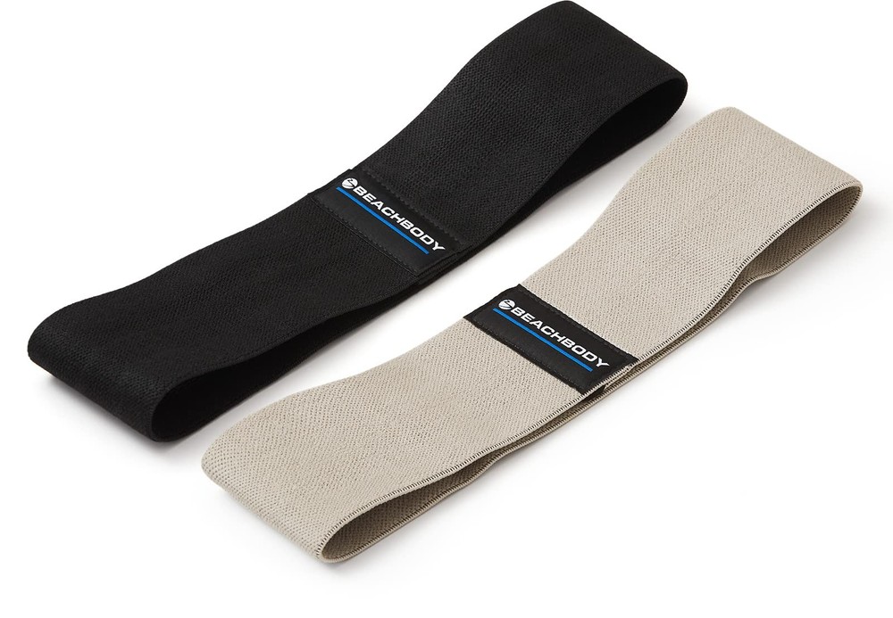 BODi Thick Resistance Bands, Home Gym Workout Equipment, Exercise Black, Gray