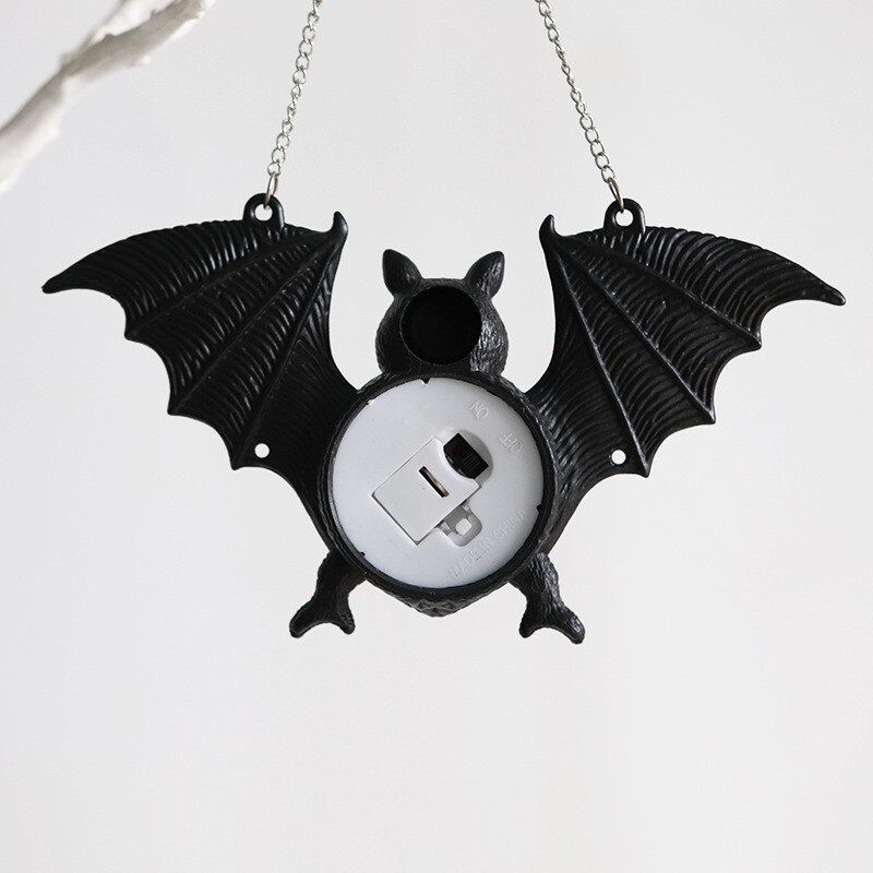 Glowing LED Bat Light for Halloween Home Party Decor Hanging Lantern