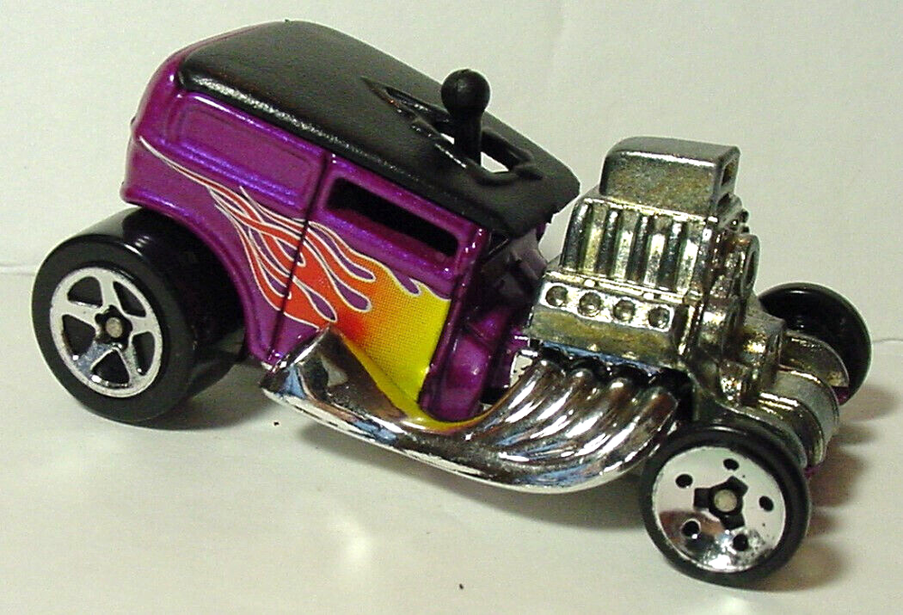Hot Wheels 'Tooned SHIFT KICKER First Editions Series 2003 Purple Hot Rod