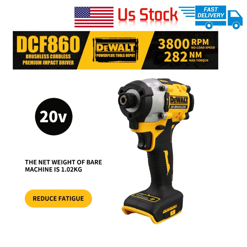 Dewalt DCF860 Cordless 20V Brushless Compact Drill Driver Tool Only