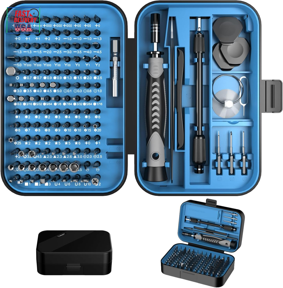 150 in 1 Precision Screwdriver Set, 120 Bits Full Range Small Screwdriver Set, M