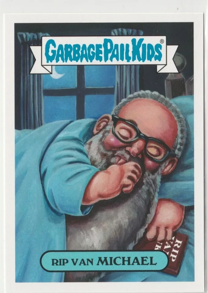 Rip Van Michael Garbage Pail Kids GPK 2017 Battle of Bands Card #1a