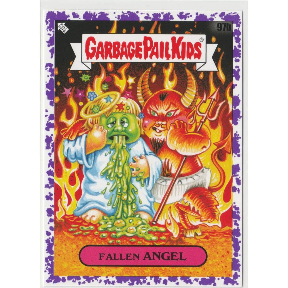Fallen Angel 97b Purple Garbage Pail Kids GPK 35th Anniversary 2020 Series