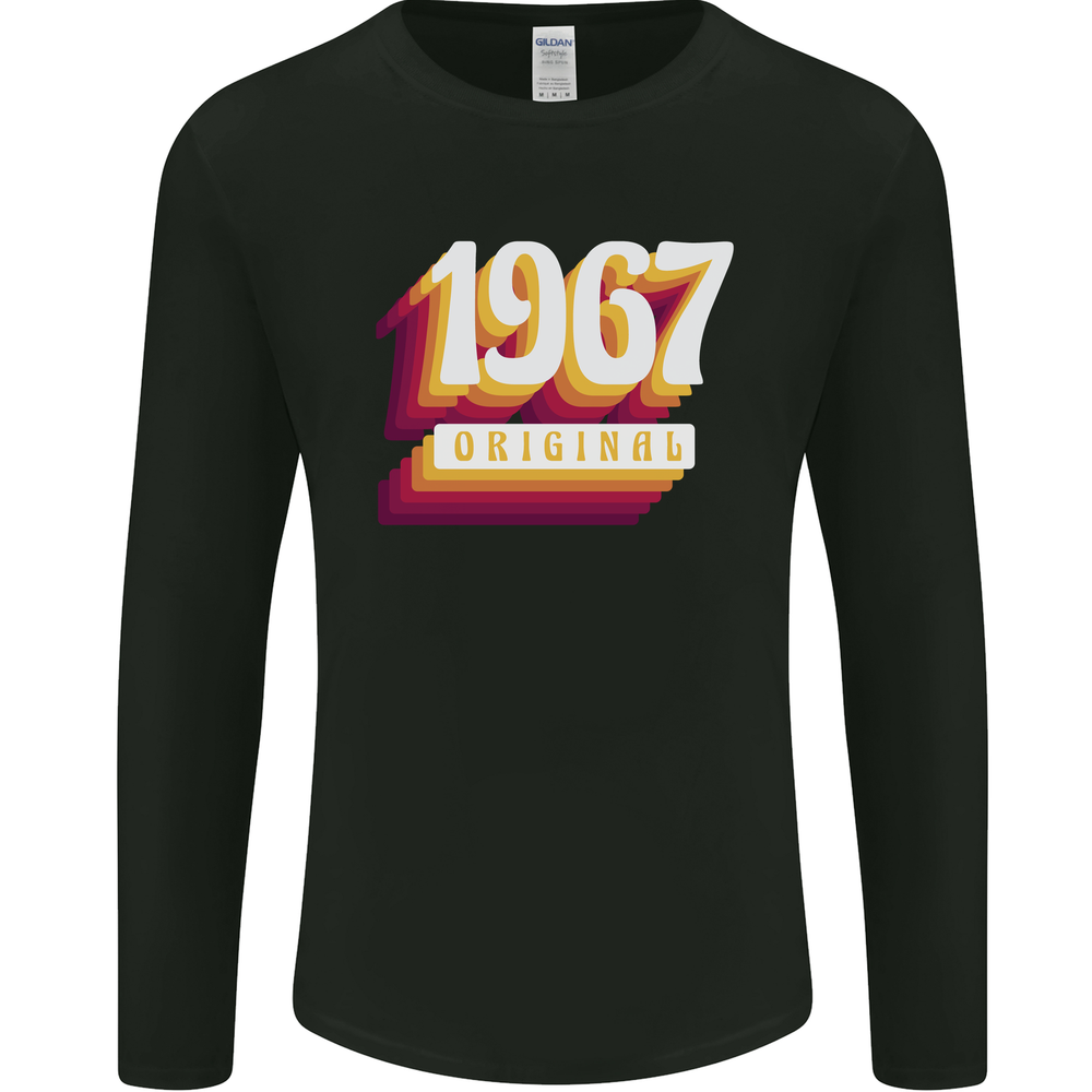 Retro 58th Birthday Original 1967 Mens Long Sleeve T-Shirt