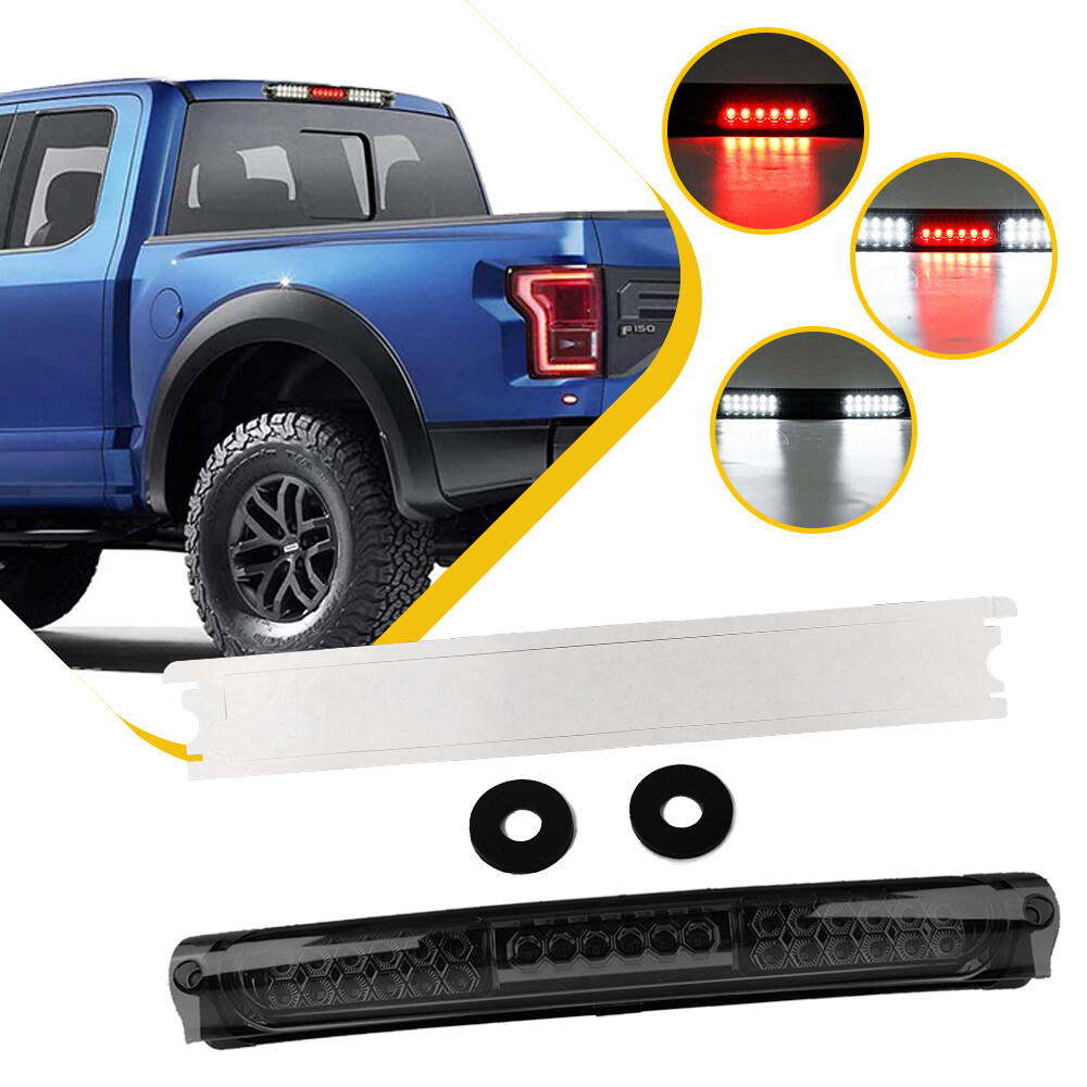 AUXITO Smoke LED 3rd Brake Cargo Tail Light Compatible with 1997-2003 Ford F-150 F-250