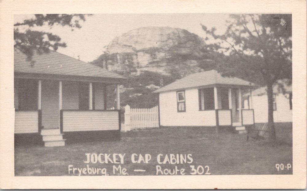 1941 Jockey Cap Cabins Fryeburg Maine -Unposted Vintage Postcard