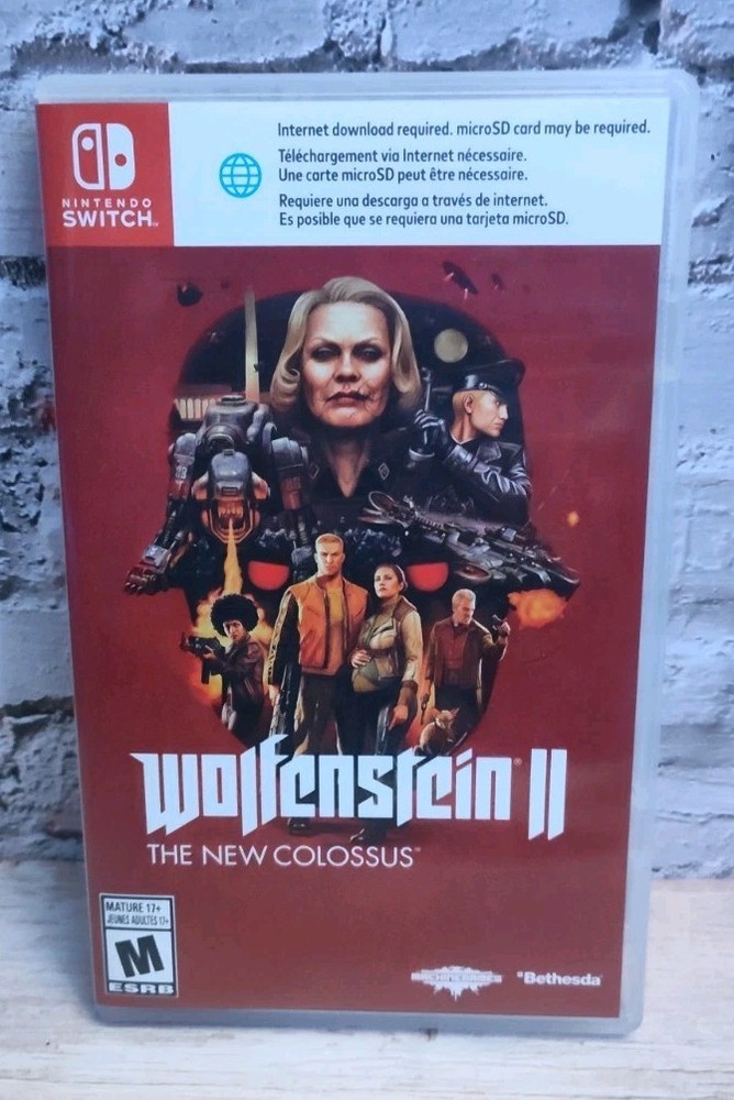 Wolfenstein II The New Colossus Nintendo Switch Bethesda Shooter M 2018