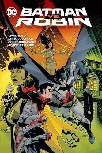 Batman vs Robin Hardcover Graphic Novel by Mark Waid Good Condition