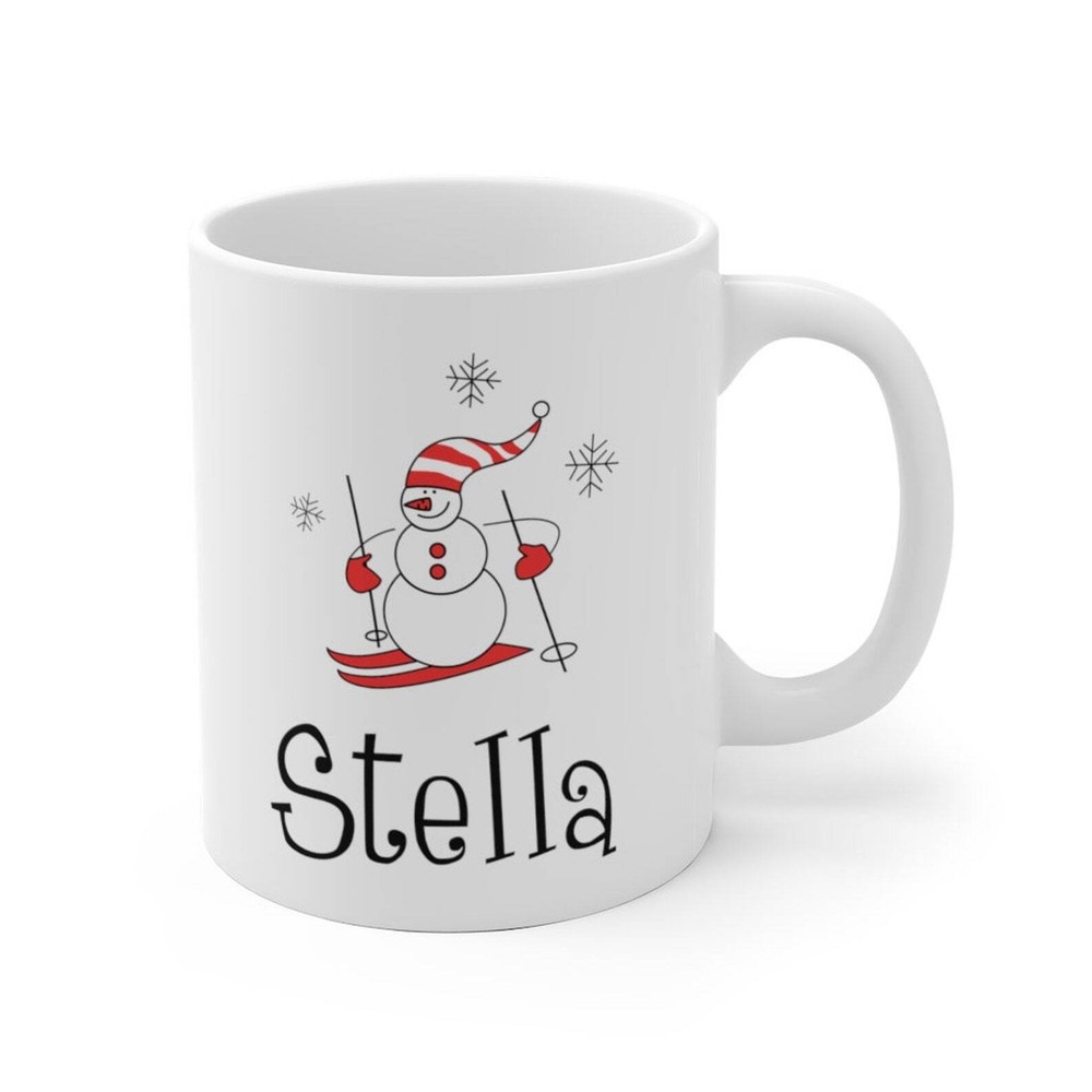 Christmas Mug Personalized Custom Name Gift Custom Christmas Mug Xmas Cup