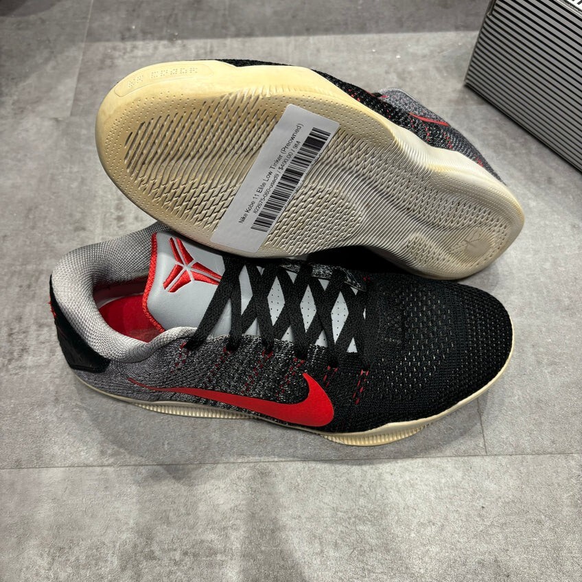 Used Nike Kobe 11 Elite Low Tinker Size 9 Black Fast Shipping