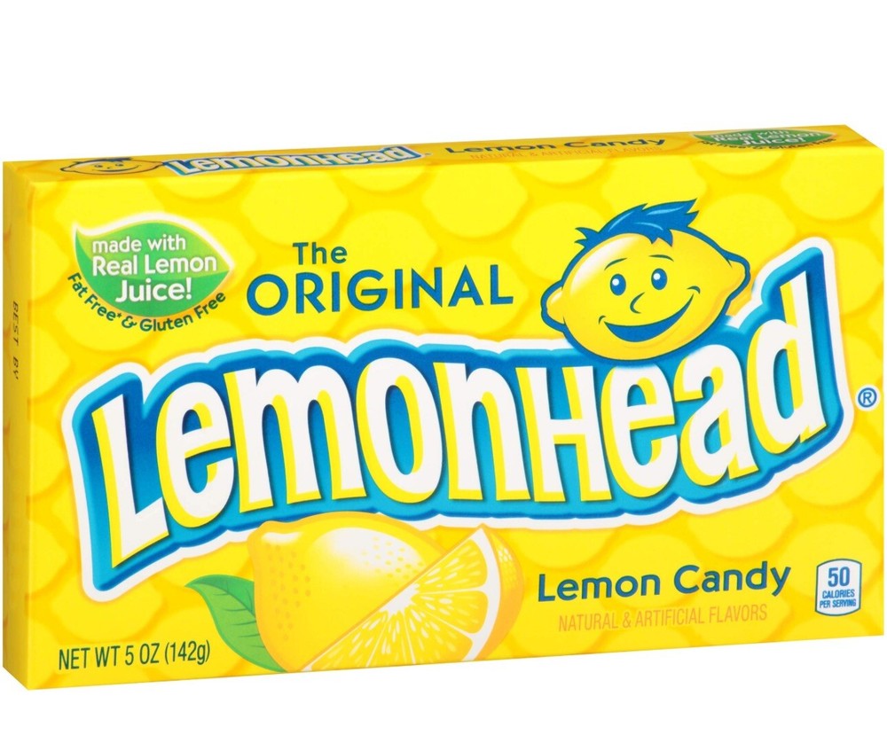 Lemonhead Candy Theater Box 5 Ounce