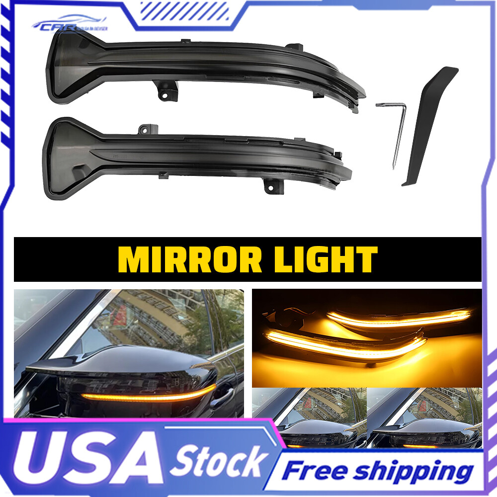 Dynamic Amber Mirror LED Lamp Turn Signal Light For BMW 6 Series G32 2017-2023