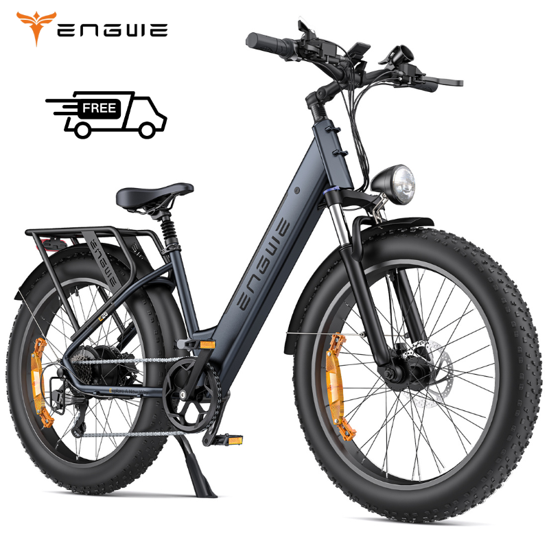 ENGWE E26 26 Inch 48V 16AH Electric Mountain Bike 87 Mile Range 28MPH 7-Speed