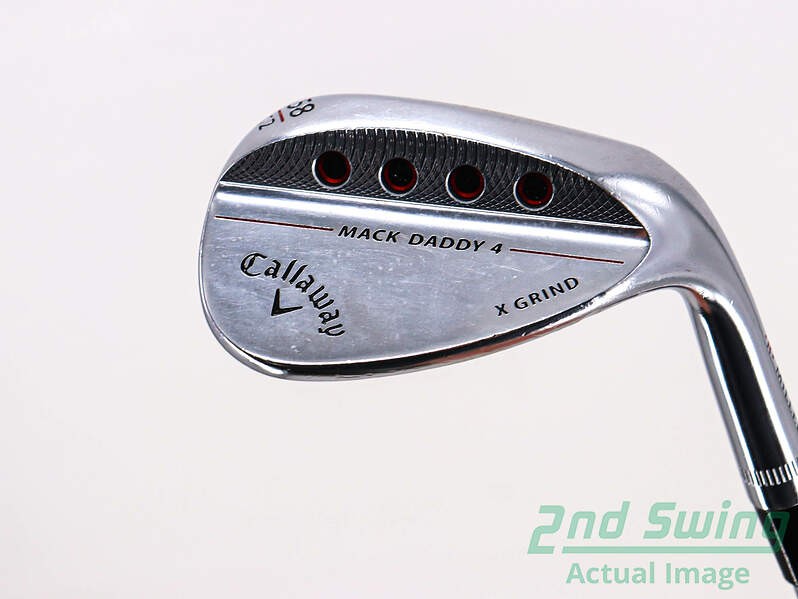 Callaway Mack Daddy 4 Chrome Lob Wedge 58° Steel Flex Right 35.25in