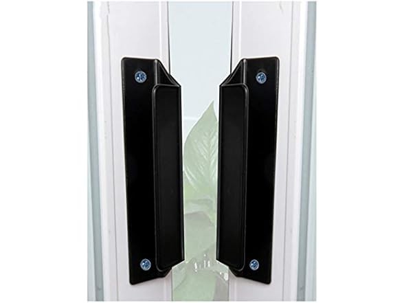 4-Pack Black Barn Door Handles 3.54
