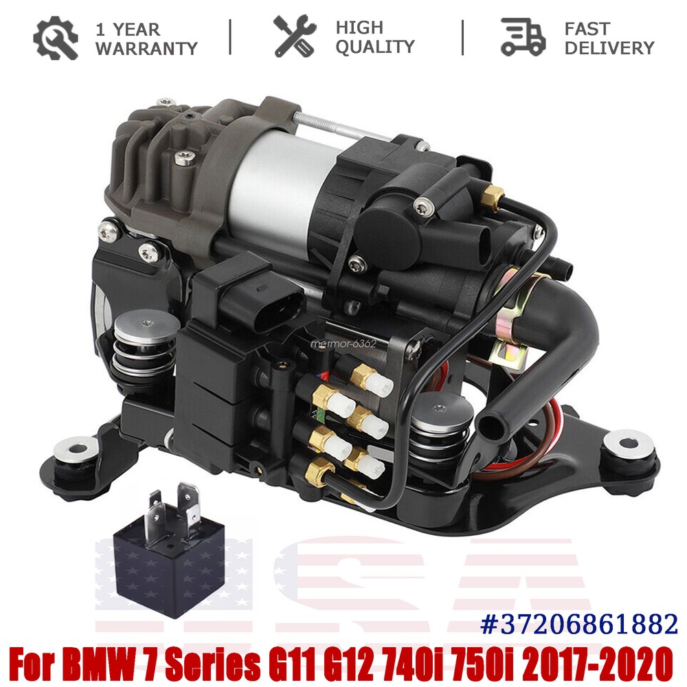 Air Suspension Compressor Pump 37206861882 For BMW 7 Series G11 G12 740i 750i
