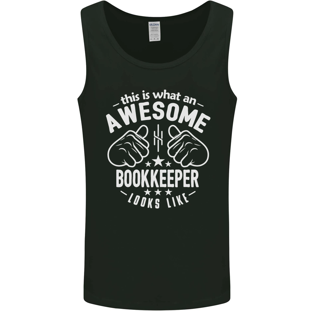 An Awesome Bookkeeper Looks Like Mens Vest Tank Top