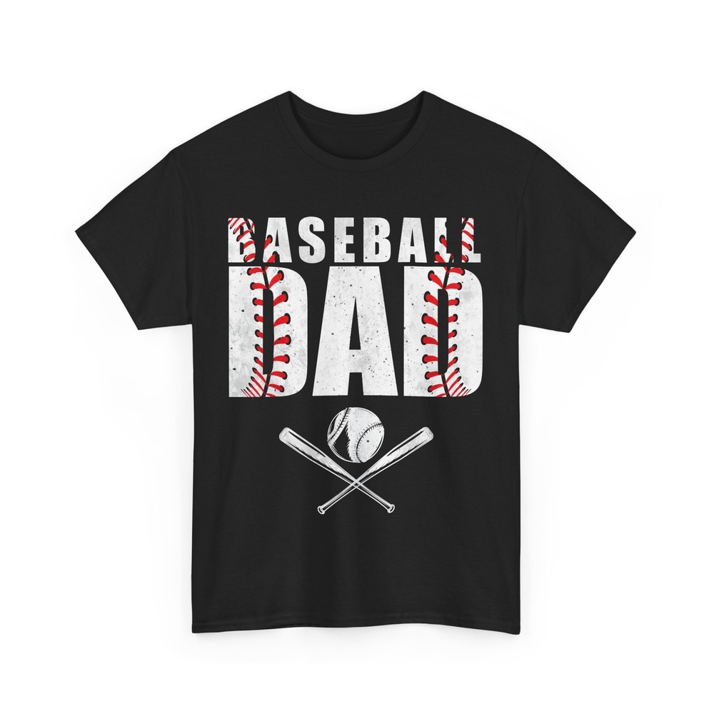 Baseball Dad T-Shirt, Baseball Player Sports Lovers Father's Day Dad Men Shirt