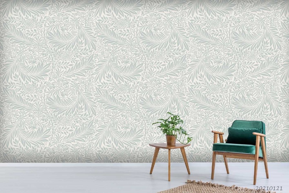3D Flower Leaf Watercolor Pattern Wall Murals Wallpaper Murals Wall Sticker