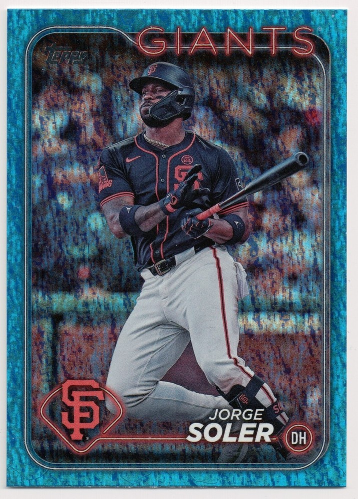 2024 Topps Update JORGE SOLER Blue Foil Parallel /999 Giants