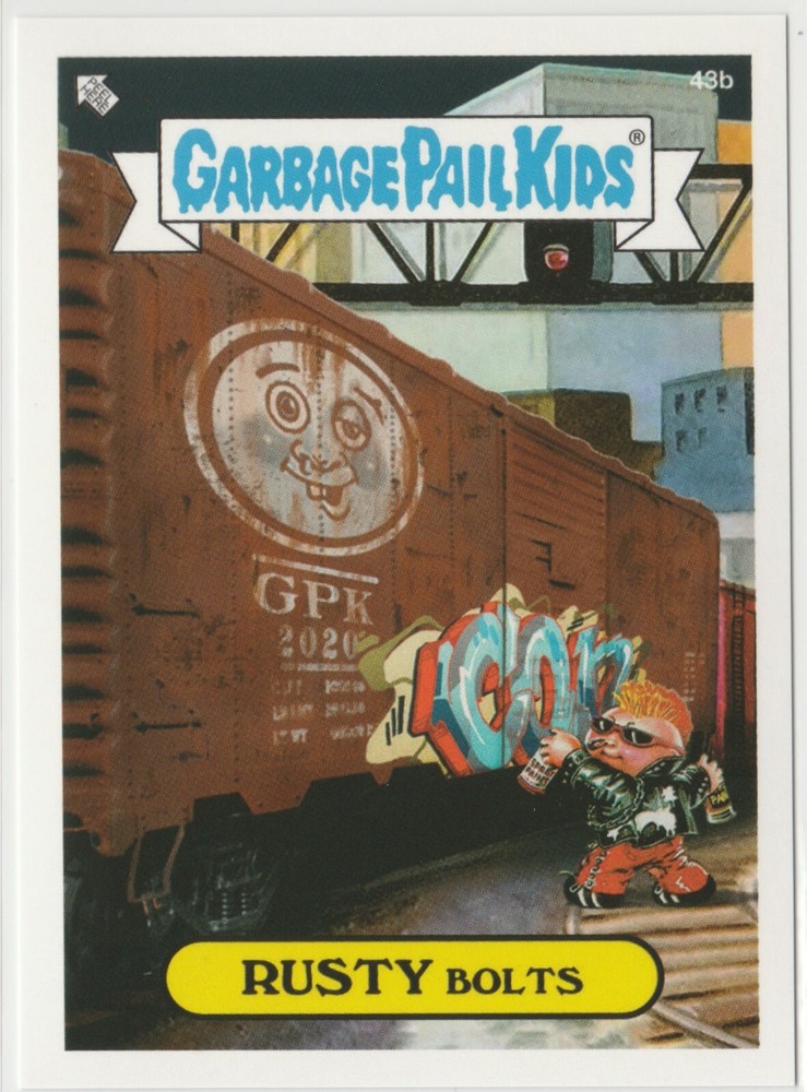 Rusty Bolts #43b Garbage Pail Kids GPK 2020 Beyond the Streets Series 1 Trading Card