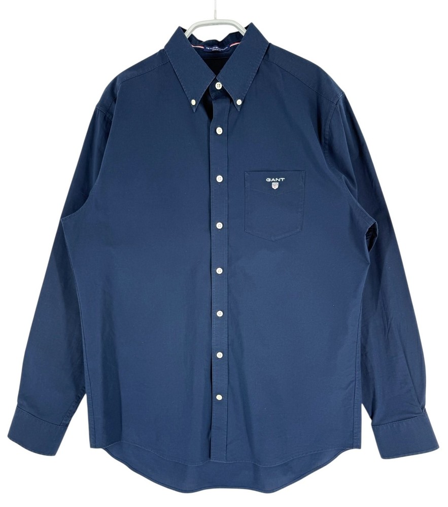 Gant Men The Plain Broadcloth Regular Fit Shirt M - 15 3/4 (39/40)