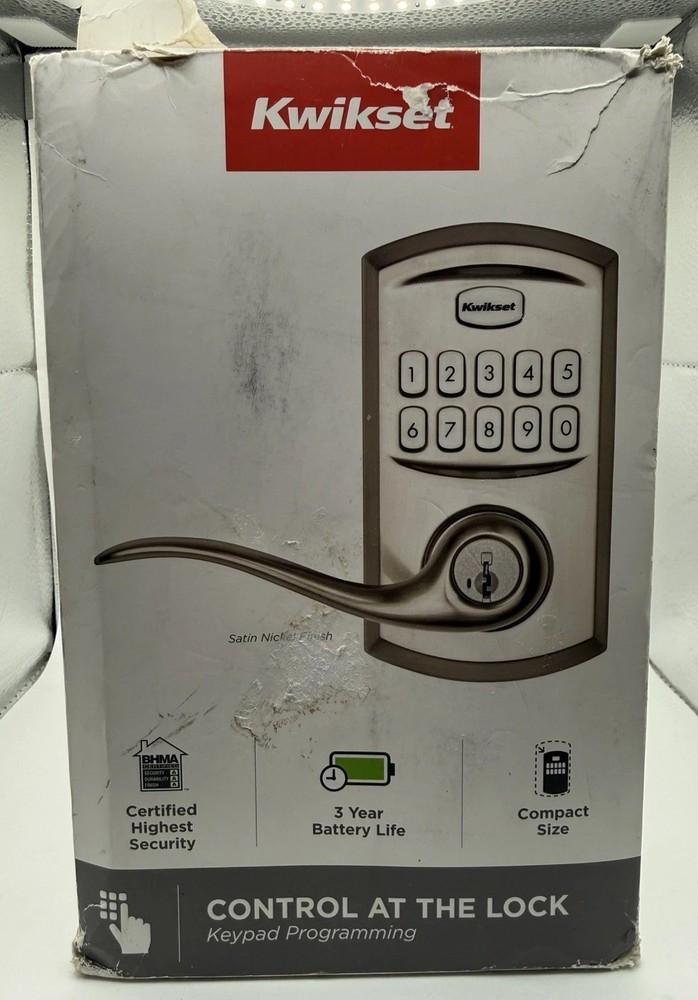 Kwikset SmartCode 917 Keypad Electronic Lever Keyless Entry Deadbolt (Open Box)