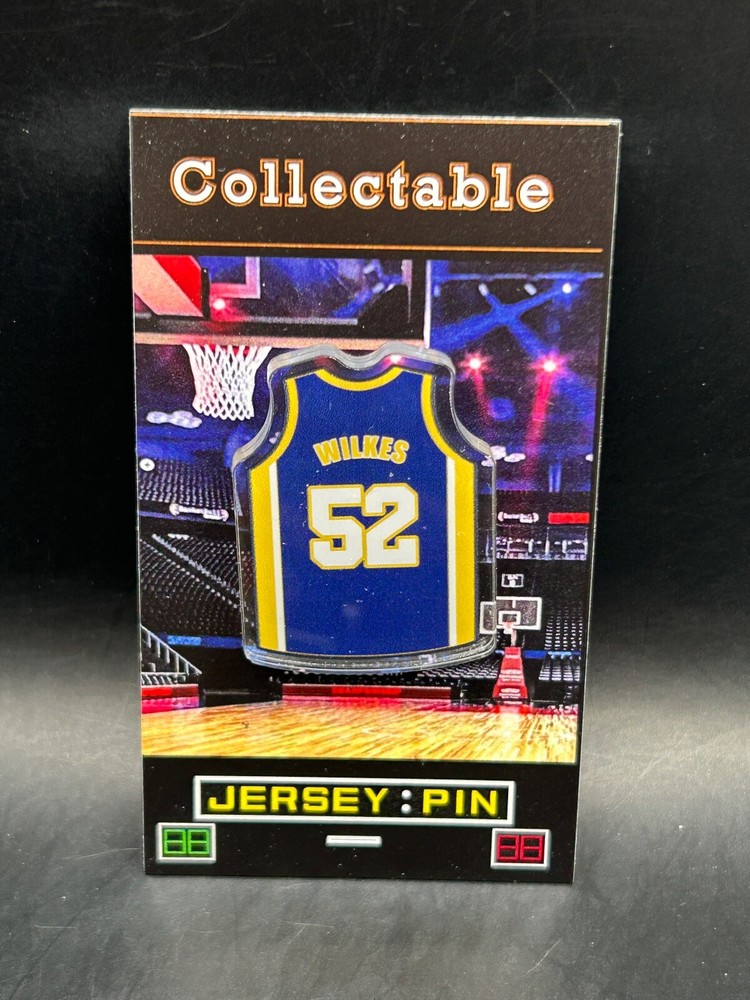 Los Angeles Lakers Jamal Wilkes jersey lapel pin - Classic Showtime collectible