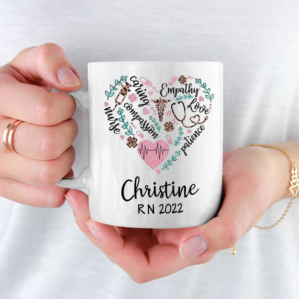 Registered Nurse Coffee Mug Nurse Graduation Gift Cna Life Gifts Nurse Week Gift