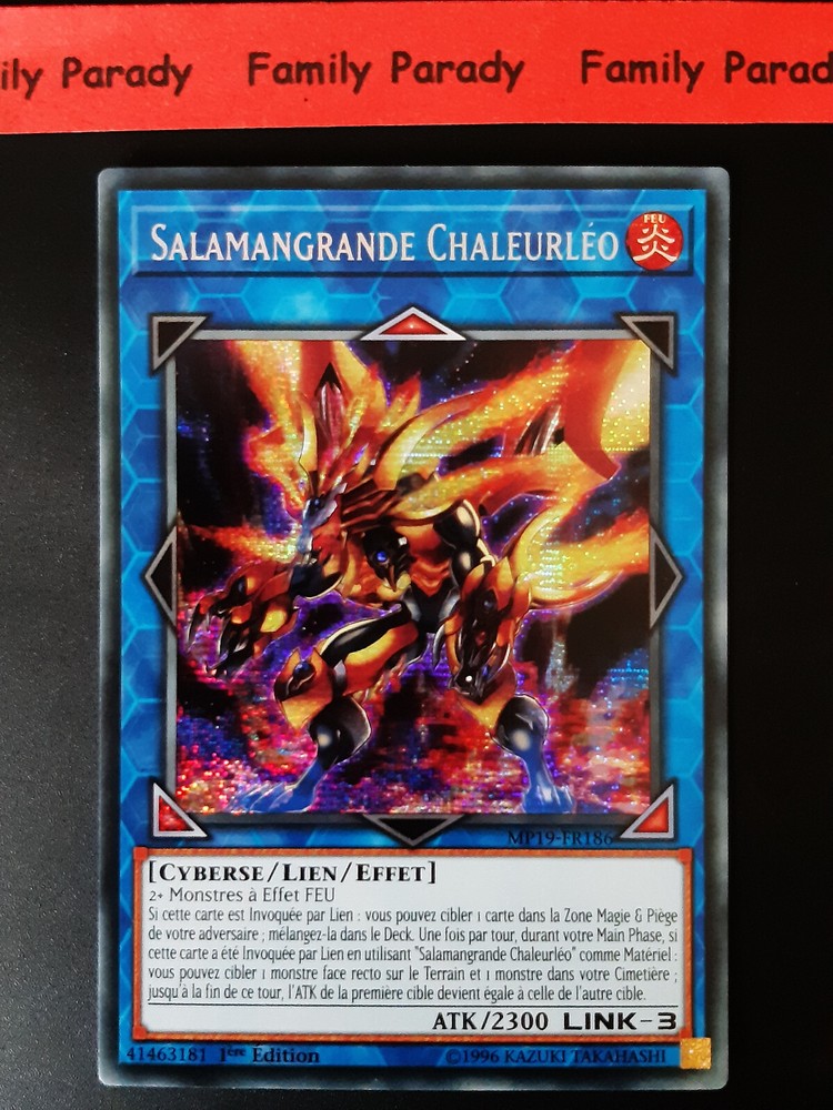 Salamangrande Chaleurléo MP19-FR186 Yu-Gi-Oh! Secret Rare French