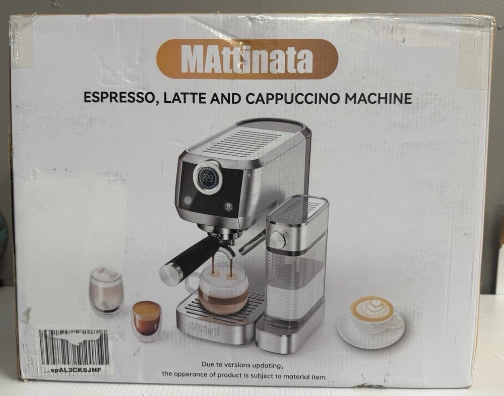 Espresso Latte Cappuccino Machine Mattinata CM1635