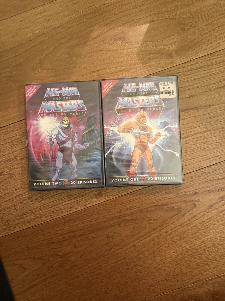 He-Man and the Masters of the Universe Vol 1 & 2 DVD Damaged Seal See Photos  