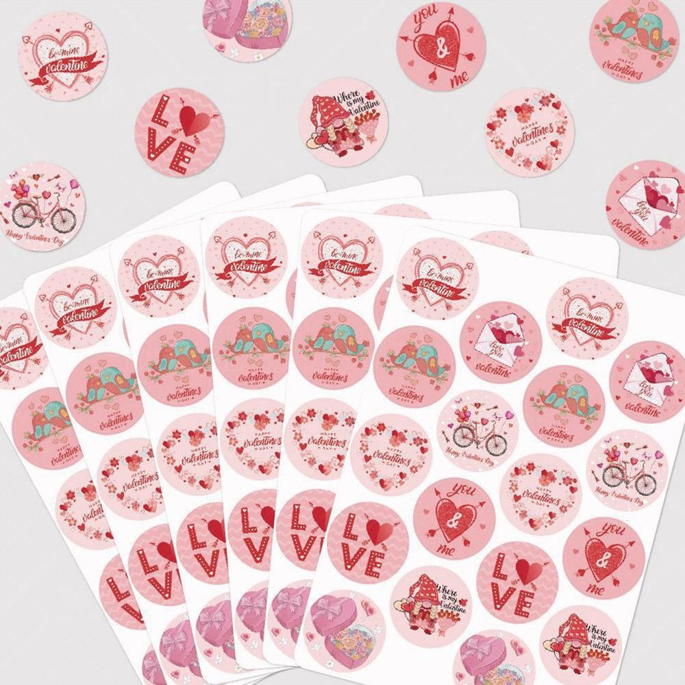 Love Heart Release, Love Red Heart Release Stickers Decorative Sticker Labels: