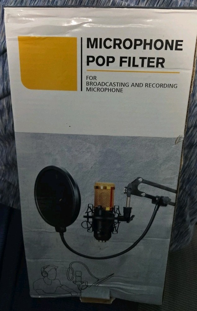 Microphone Pop Filter for Broadcasting And Recording Free Shipping