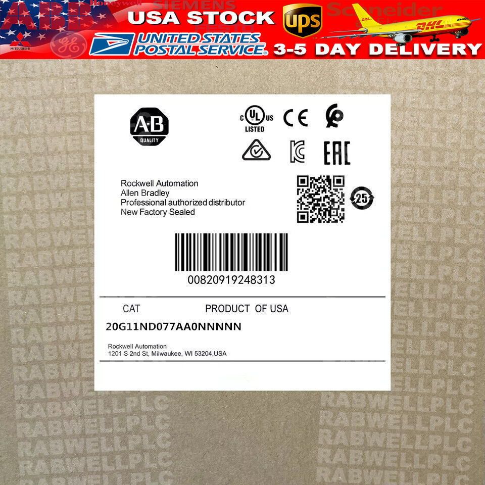 20G11ND077AA0NNNNN AB PowerFlex Air Cooled 755 AC Drive Spot Goods#CG