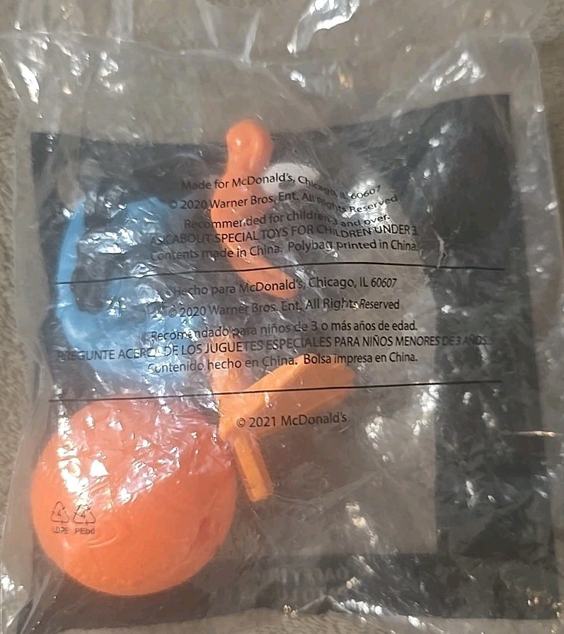 Space Jam 7 Daffy Duck Pato Lucas Legacy McDonalds Happy Meal Toy Cake Topper