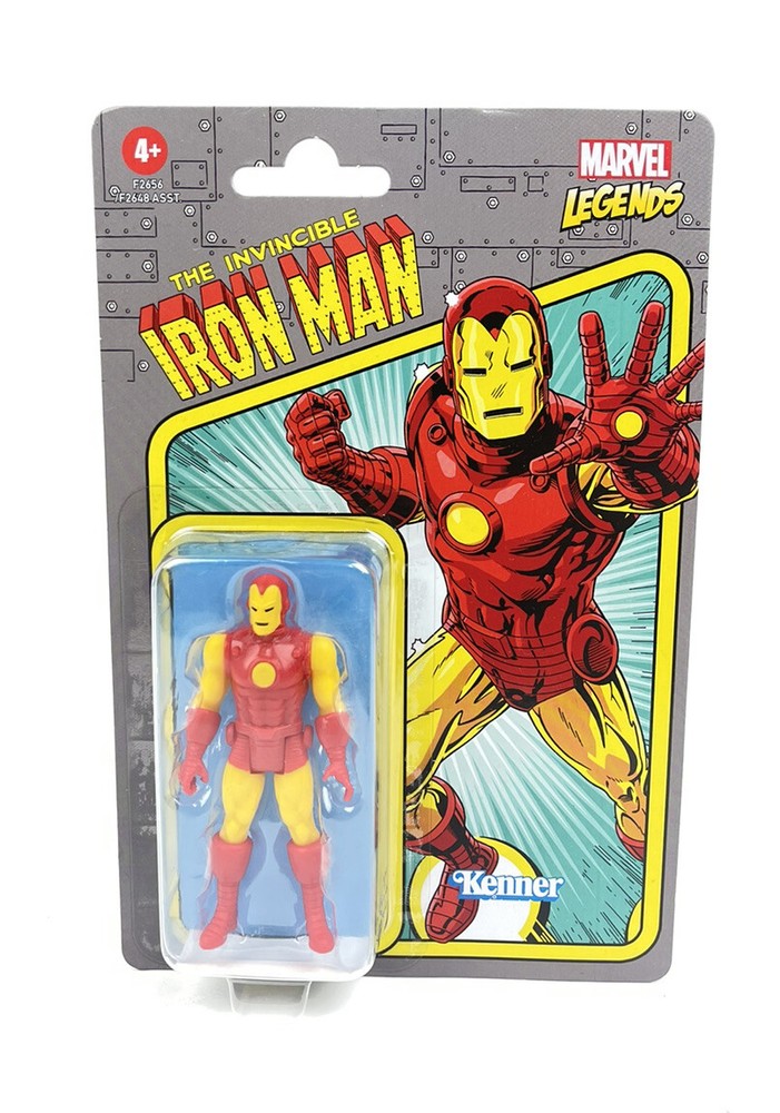 Marvel Legends Retro Invincible Iron Man Kenner Hasbro Action Figure NEW