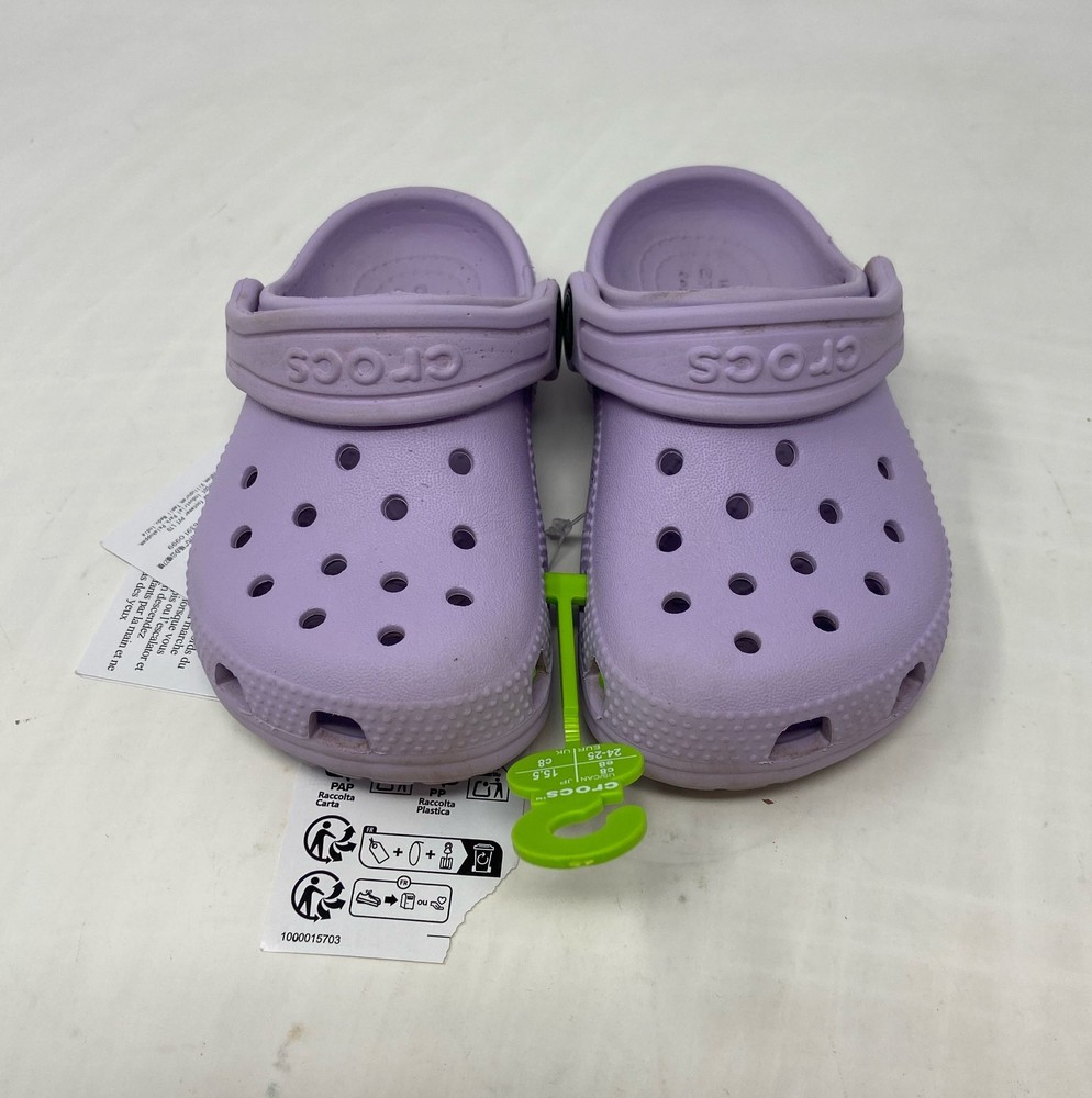 Crocs Kids Classic Clog (Toddler) C8 - Lavender