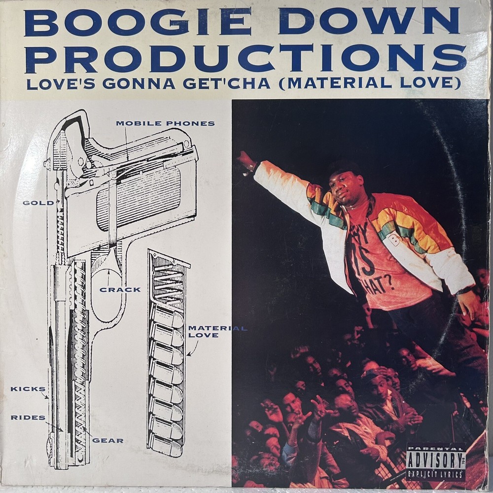 Boogie Down Productions Love’s Gonna Get’cha 1990 VG+ 12” 33rpm
