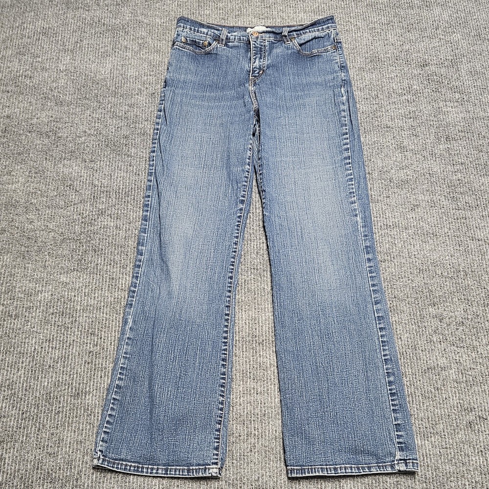 Levis Womens Perfectly Slimming Boot Cut 512 Jeans Size 12 M 30x31 Blue Stretch