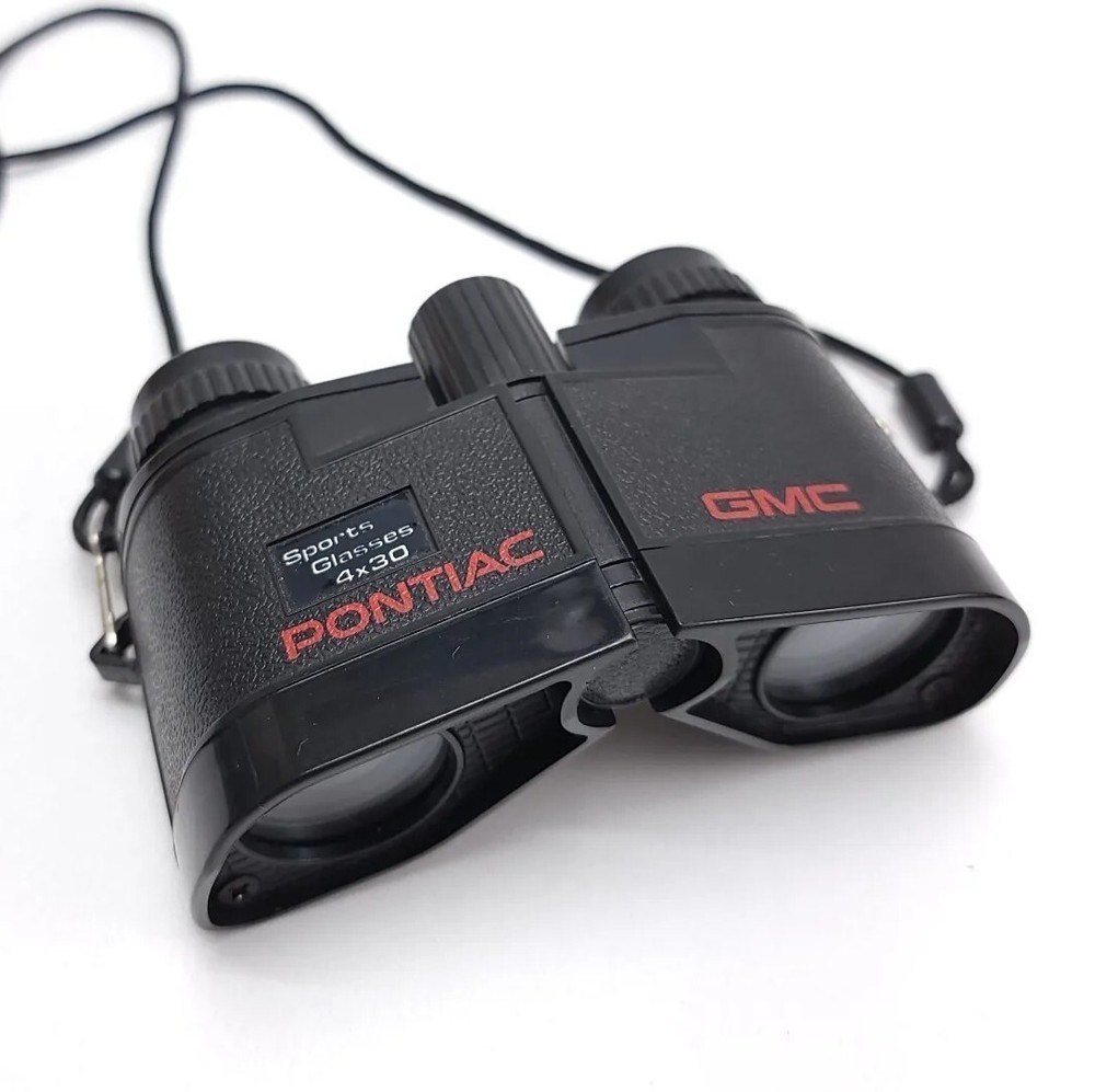 Binoculars Pontiac GMC Sports Glasses 4x30 Car Enthusiasts Retro 90's Y2K